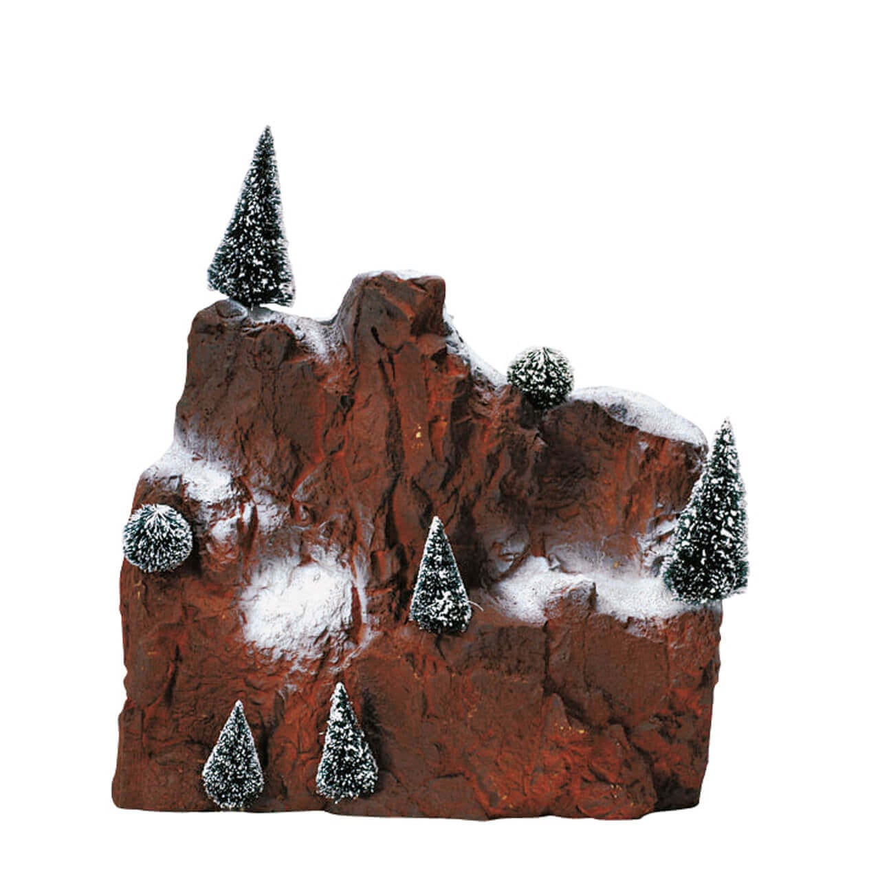 lemax-small-village-mountain-backdrop-diorama-kulisse-mit-7-tannenb-umen image 1