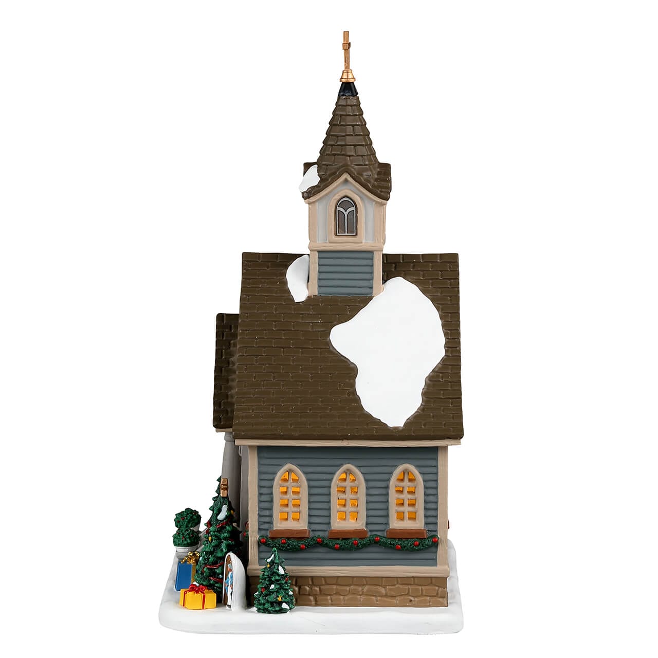 lemax-small-town-church-caddington-beleuchtete-kirche image 3