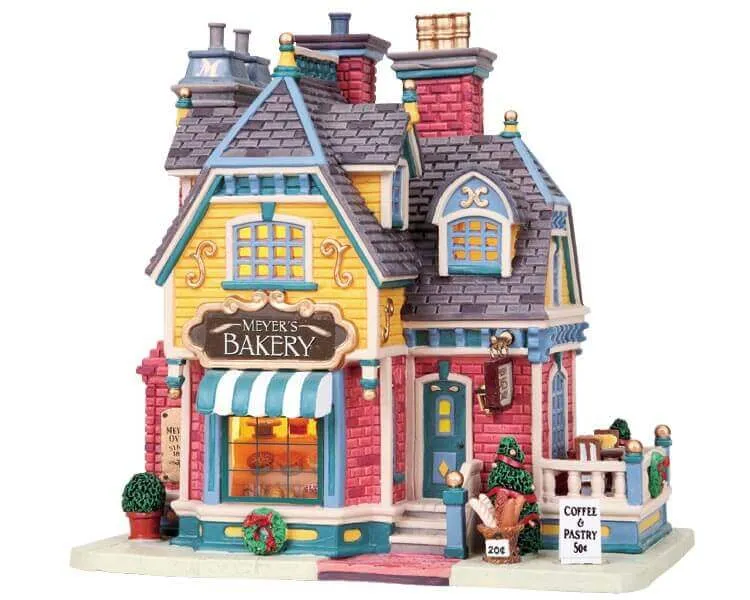lemax-meyer-s-bakery-beleuchtetes-weihnachtsdorf-geb-ude image 1