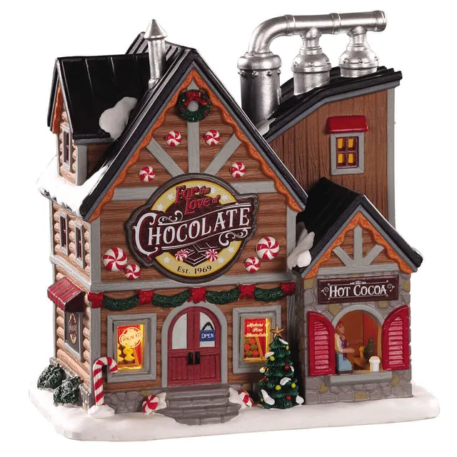 lemax-for-the-love-of-chocolate-shop-beleuchteter-s-warenladen-vail-village image 1