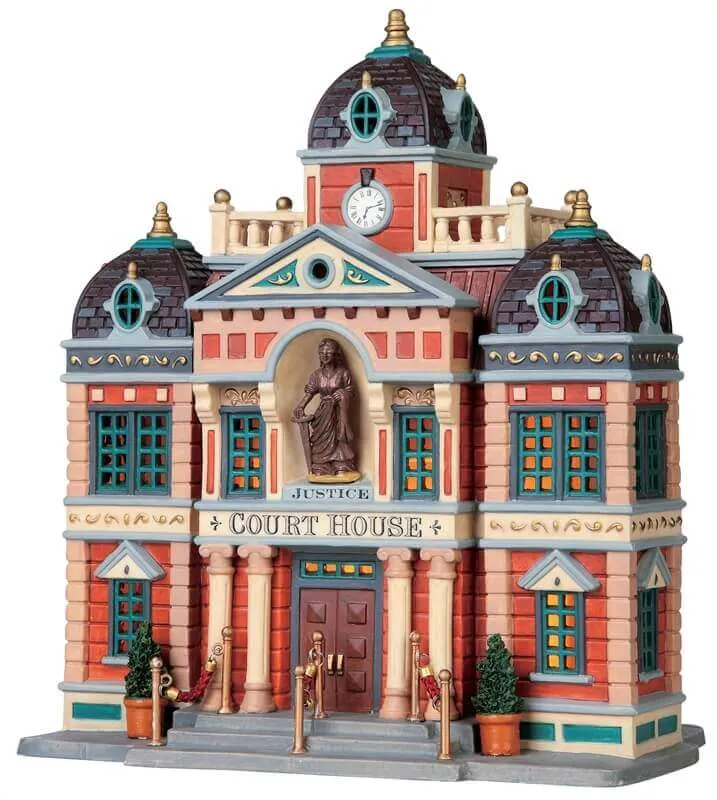 lemax-court-house-miniatur-rathaus-weihnachtsdorf image 1