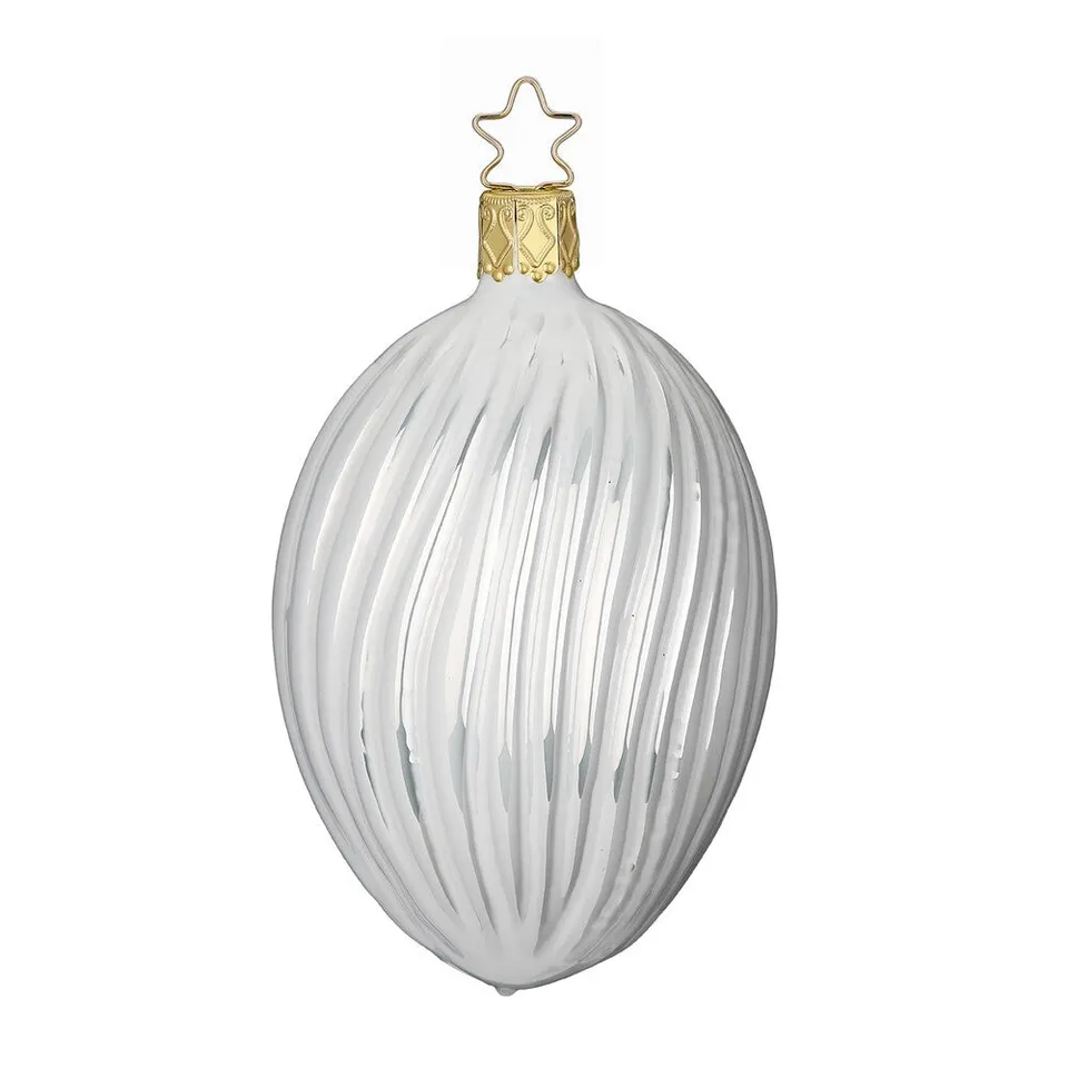 inge-glas-edle-knospe-christbaumkugel-aus-glas-9-5-cm-wei image 1