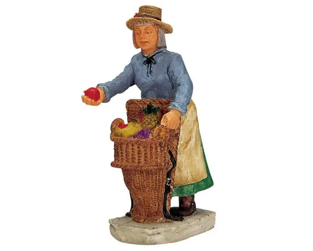 lemax-fruit-peddler-miniatur-h-ndlerfigur-weihnachtsmarkt image 1