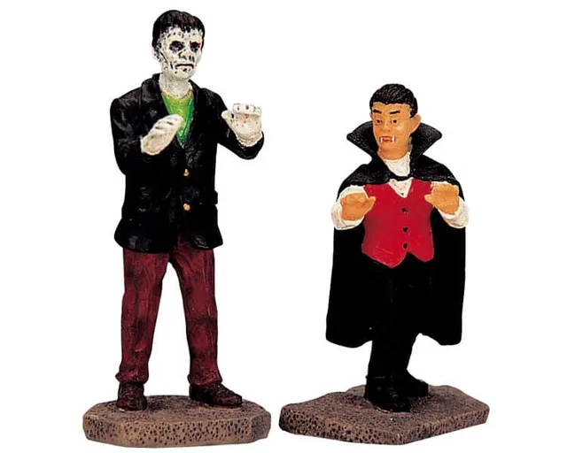 lemax-vampire-and-zombie-spooky-town-figurenset image 1
