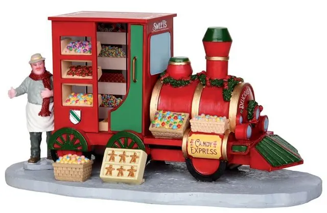 lemax-christmas-market-candy-seller-miniaturfigur-weihnachtsmarkt image 1