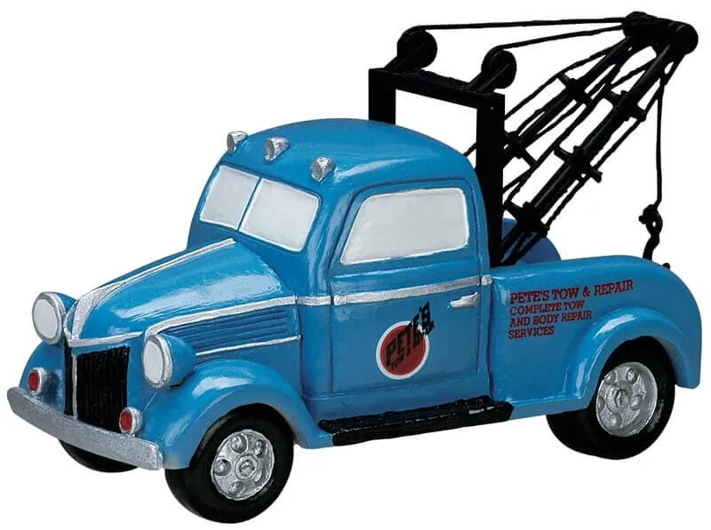lemax-tow-truck-miniatur-figur-f-r-weihnachtsdorf image 1
