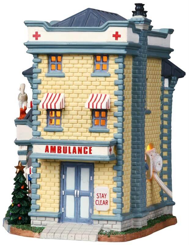 lemax-smith-memorial-hospital-beleuchtetes-miniatur-krankenhaus image 2