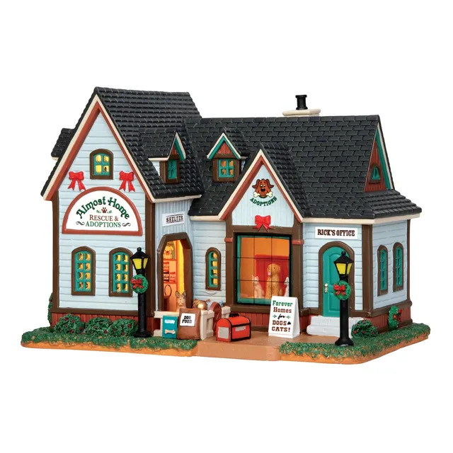 lemax-almost-home-rescue-adoptions-beleuchtetes-dorfhaus image 1