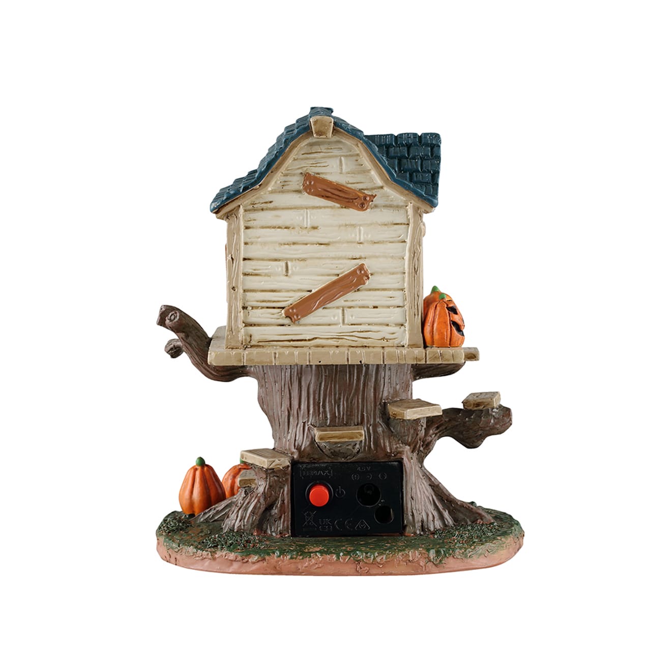 lemax-skull-tree-house-miniatur-halloweenbaumhaus image 4