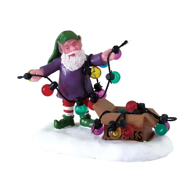 lemax-untangling-the-lights-miniatur-figur-santa-s-wonderland image 1