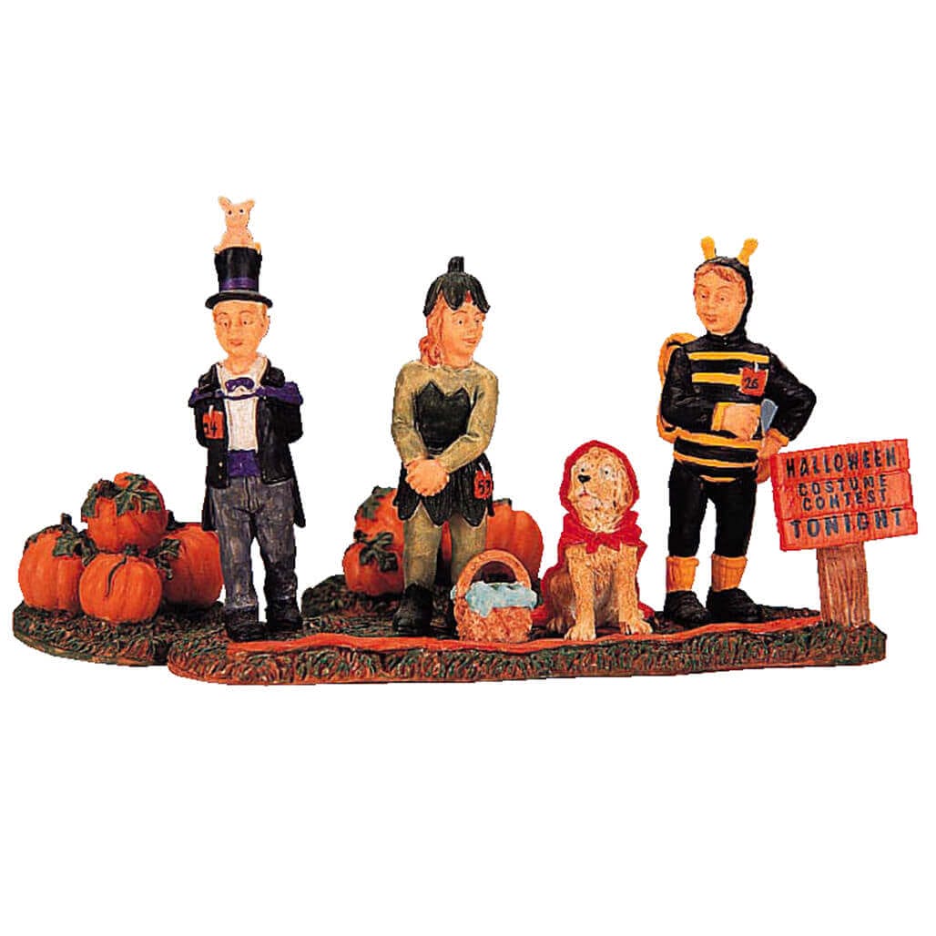 lemax-the-costume-contest-spooky-town-miniaturfigur image 1
