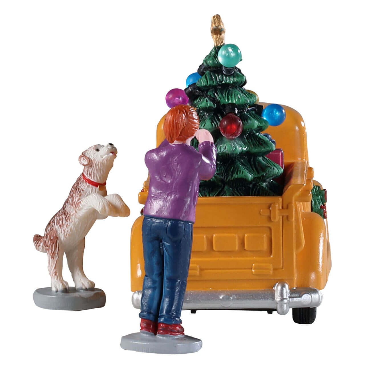 lemax-trimming-the-truck-miniatur-szene image 2