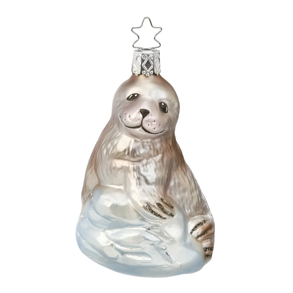 inge-glas-niedliche-robbe-figur-9-5-cm-creme image 1