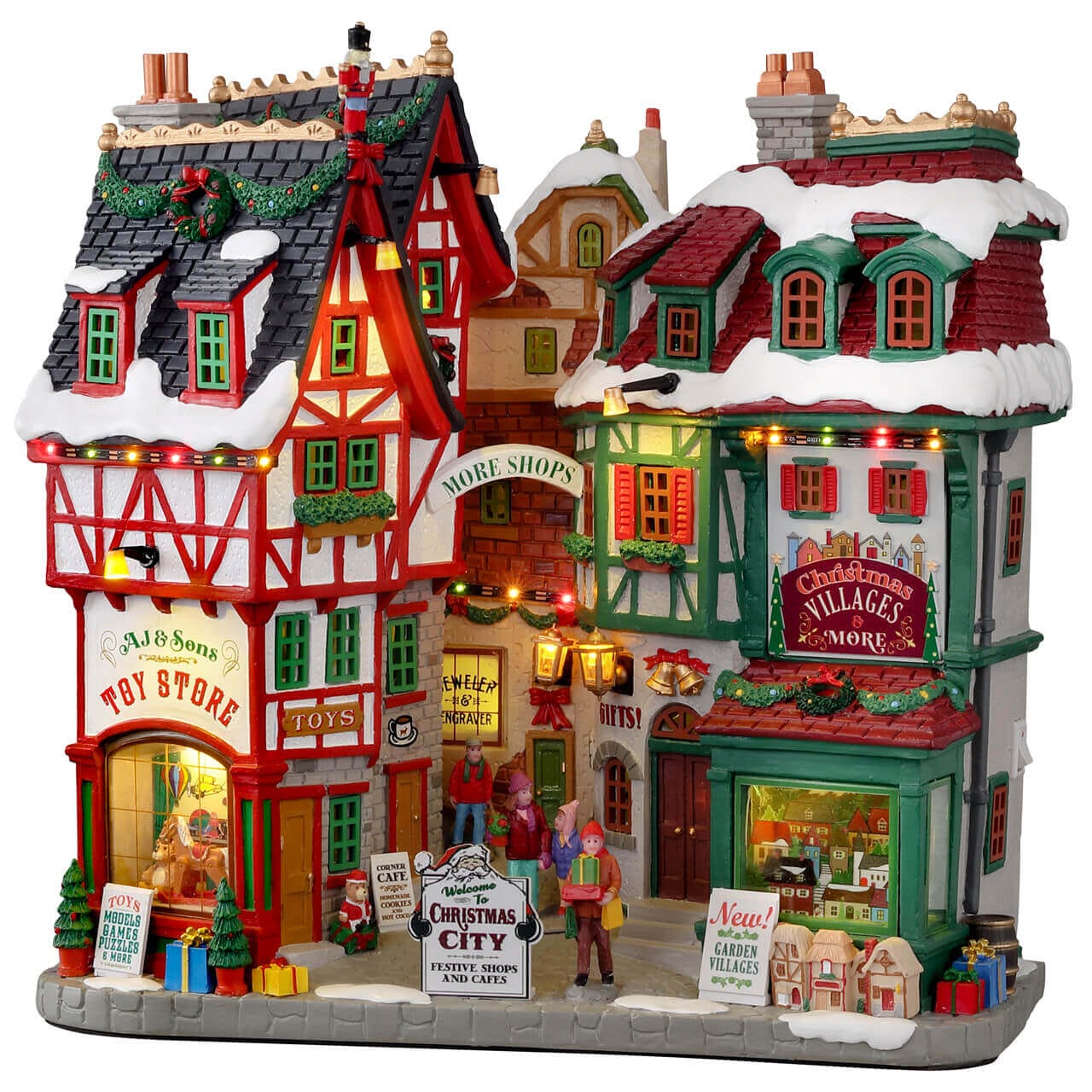 lemax-christmas-city-beleuchtete-miniatur-fassade-weihnachten image 1