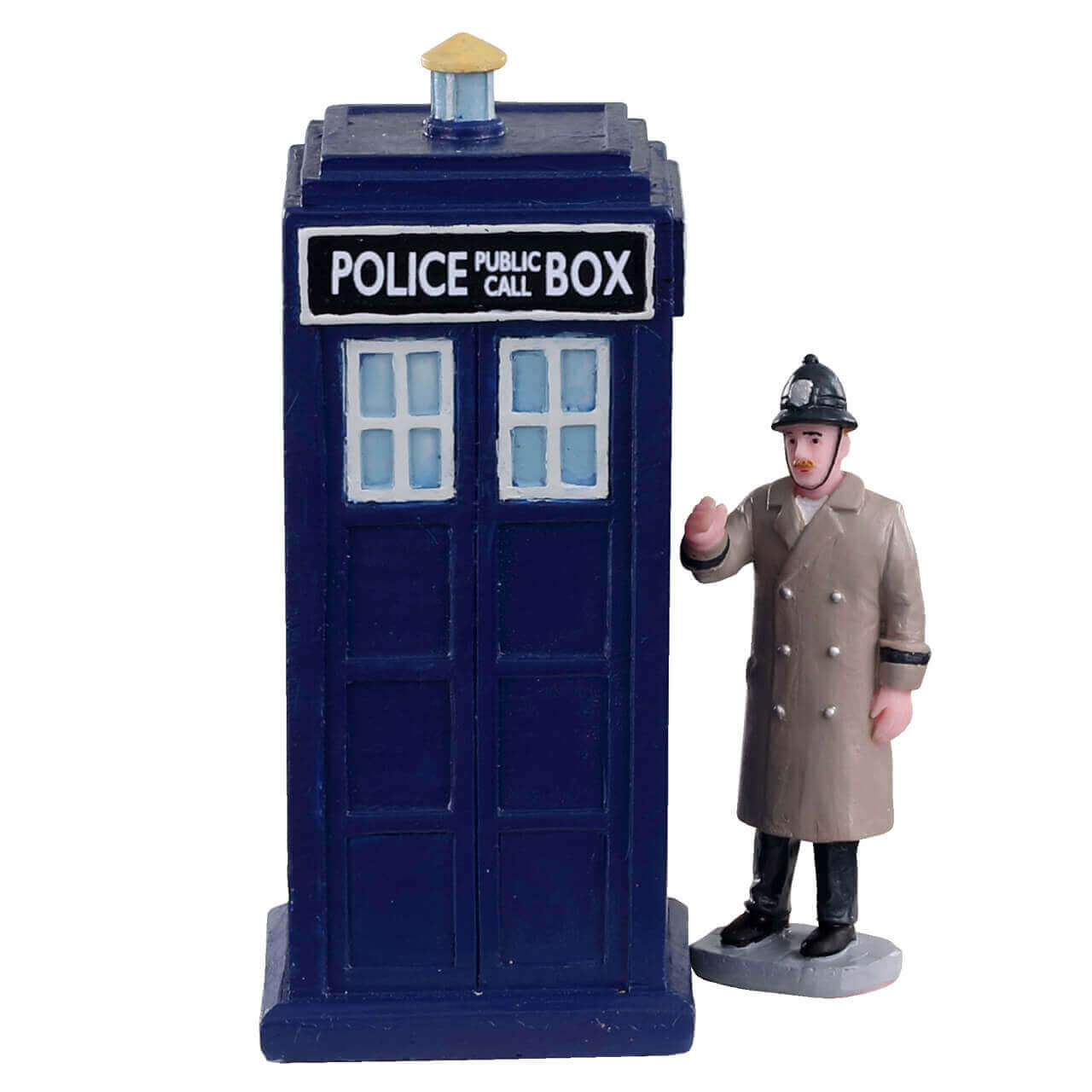 lemax-police-call-box-caddington-figur image 2