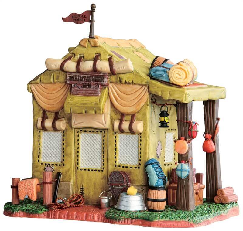 lemax-rural-point-rustic-tent-miniatur-zelt-szene image 1