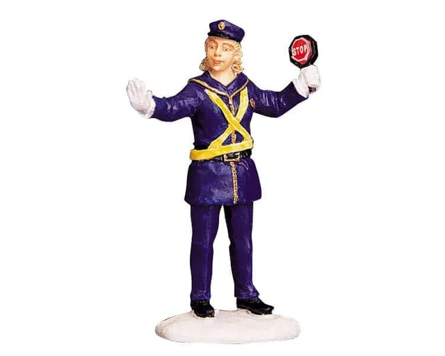 lemax-the-crossing-guard-miniaturfigur-sch-lerlotse image 1