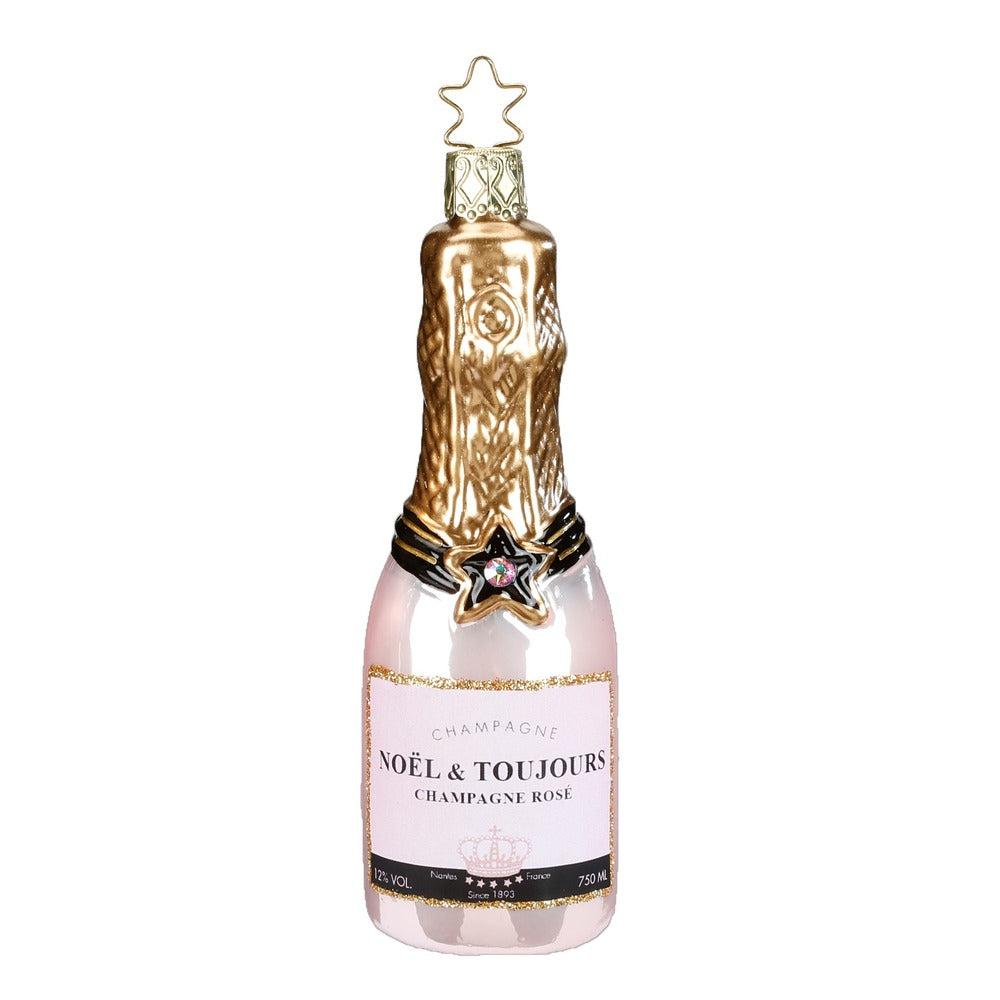 inge-glas-champagne-ros-glas-anh-nger-13-cm image 1