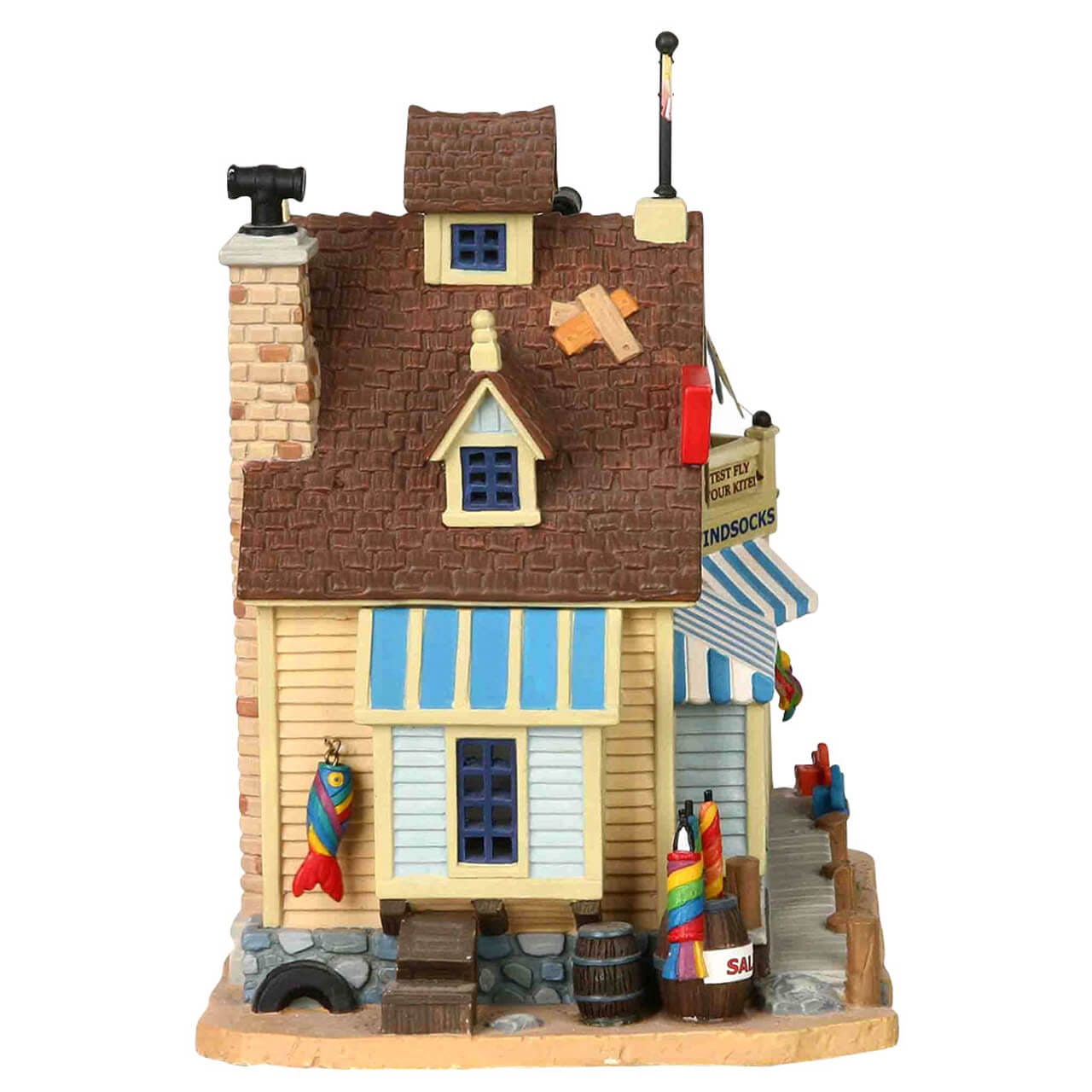 lemax-wind-catcher-kite-shop-drachenladen-miniaturhaus image 4