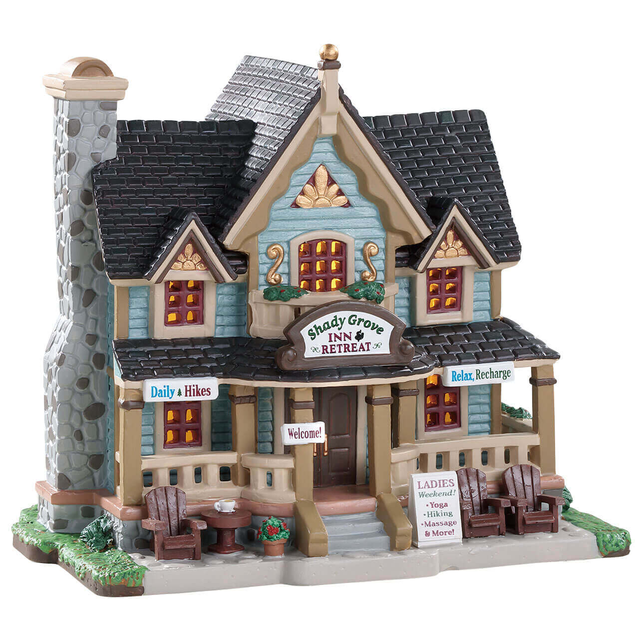 lemax-shady-grove-inn-retreat-miniatur-gasthaus image 4