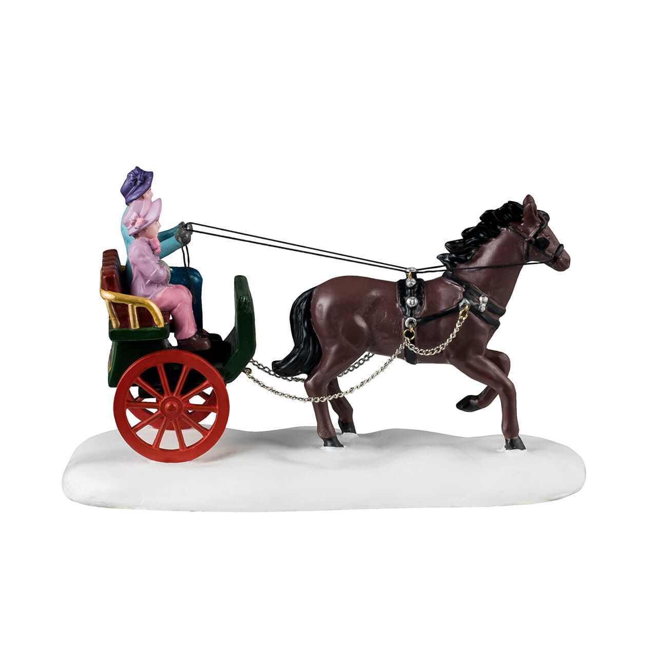 lemax-winter-carriage-ride-caddington-kutschfahrt-figur image 2