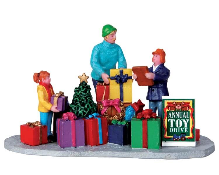 lemax-annual-toy-drive-weihnachts-miniaturszene image 1