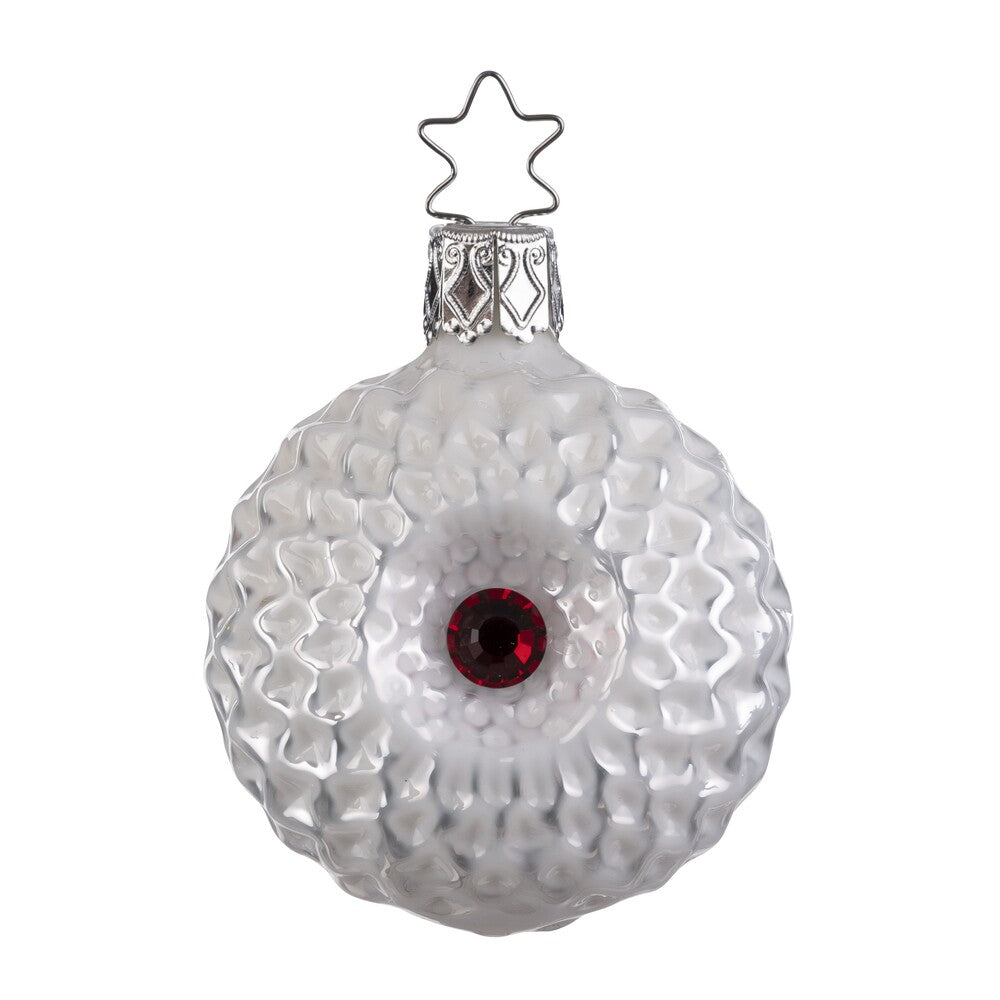 inge-glas-schneeornament-christbaumkugel-6-cm-wei image 1