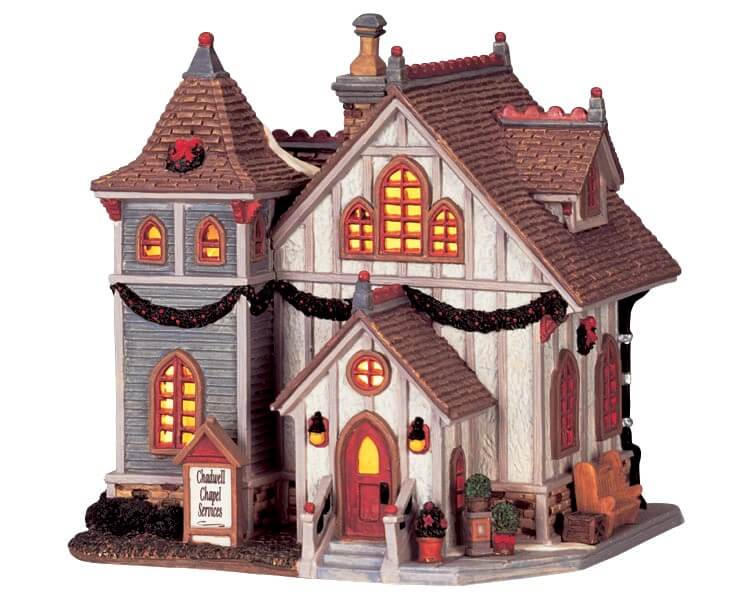 lemax-chadwell-chapel-beleuchtetes-miniatur-kirchengeb-ude image 1