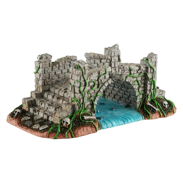 lemax-broken-bridge-spooky-town-br-ckenruine-miniatur image 1