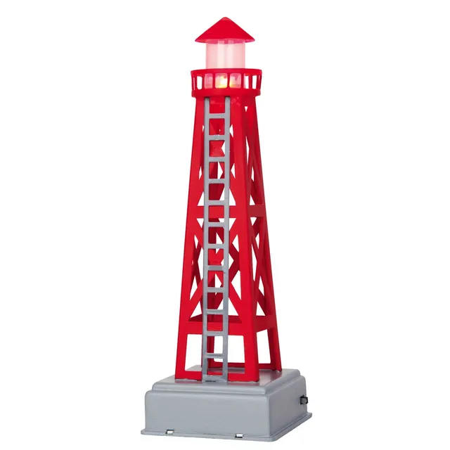 lemax-harbor-tower-miniatur-leuchtturm image 1