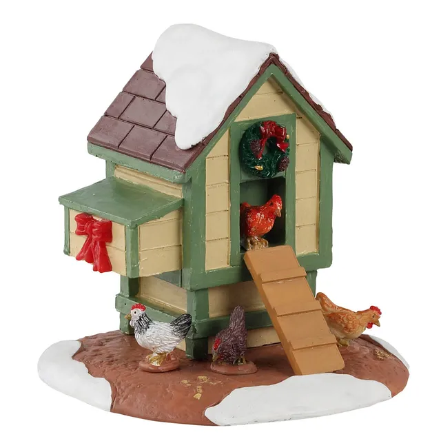 lemax-christmas-coop-h-hnerstall-miniaturhaus image 1