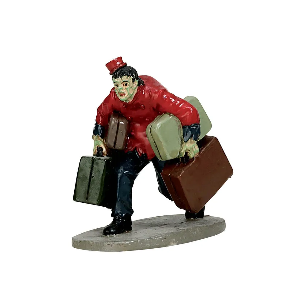 lemax-creepy-bellboy-spooky-town-miniaturfigur image 1