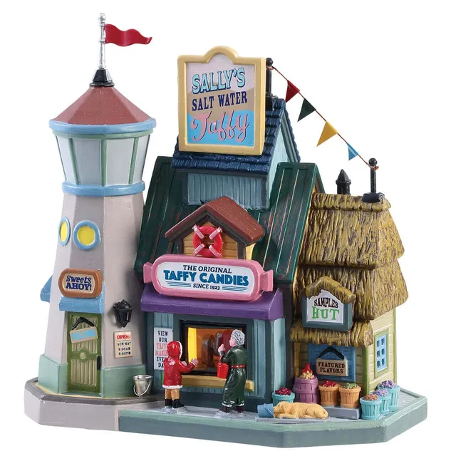 lemax-sally-s-salt-water-taffy-s-warenladen-miniaturhaus image 1