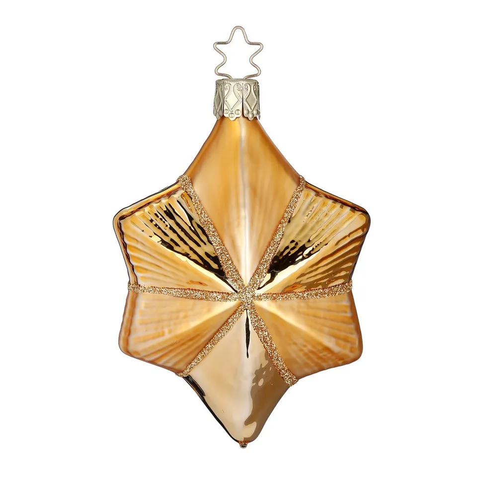 inge-glas-stern-christbaumschmuck-gold-9-5-cm image 1