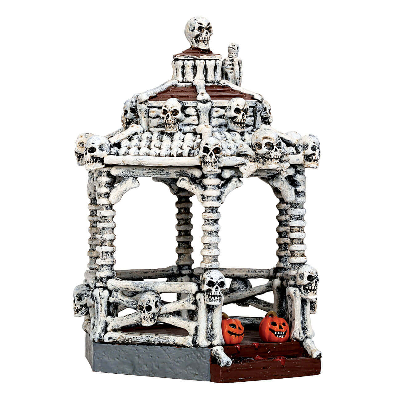 lemax-new-skeleton-gazebo-spooky-town-pavillon-figur image 1