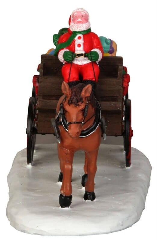 lemax-santa-s-wagon-ride-weihnachts-miniaturfigur-pferdekutsche image 2