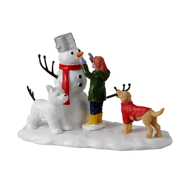 lemax-doggone-winter-fun-schneemann-miniaturfigur-vail-village image 1