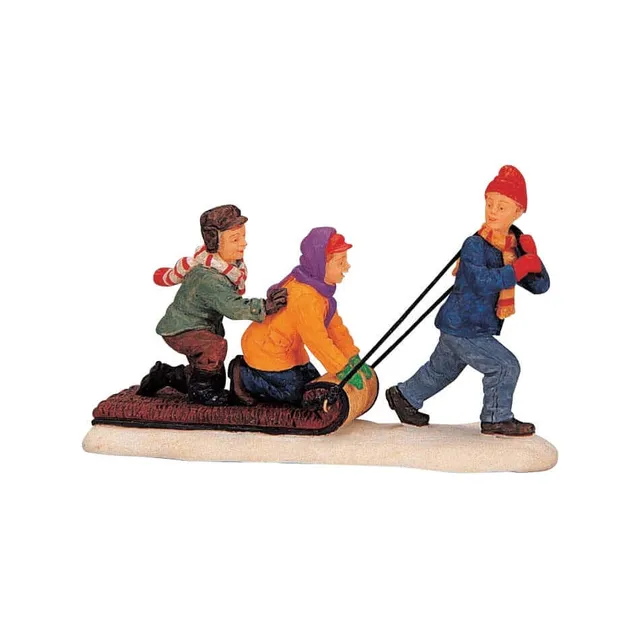 lemax-the-toboggan-tug-miniatur-schlitten-figur-holidays-seasons image 1