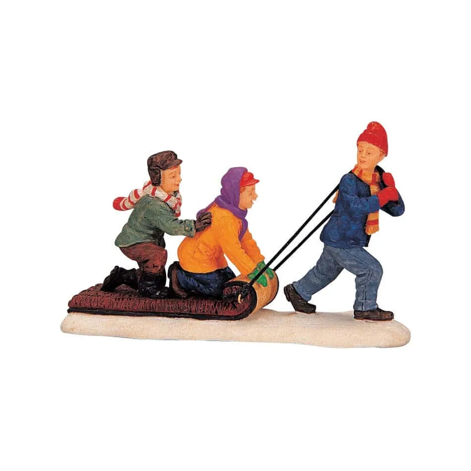 lemax-the-toboggan-tug-miniatur-schlitten-figur-holidays-seasons image 1