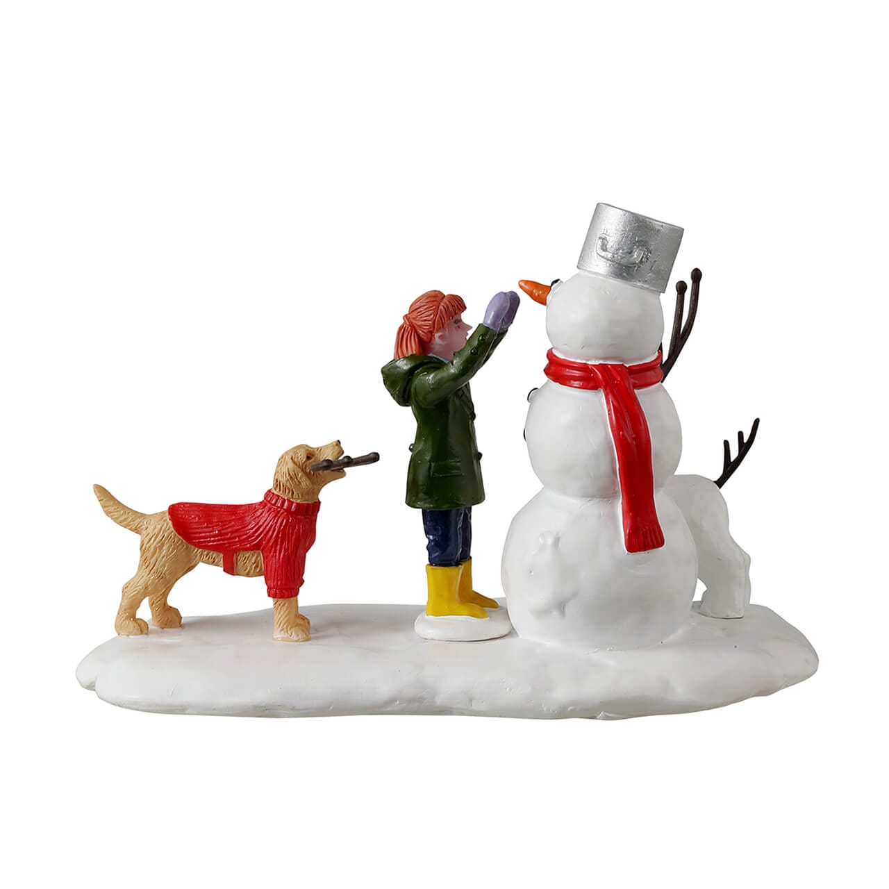 lemax-doggone-winter-fun-schneemann-miniaturfigur-vail-village image 4