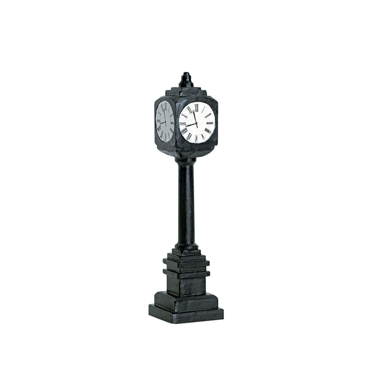 lemax-street-clock-stra-en-uhr-miniatur-zubeh-r image 1
