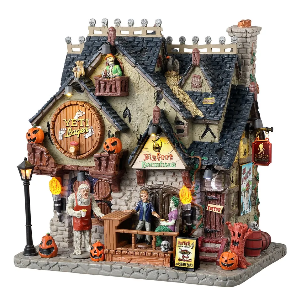 lemax-bigfoot-brewhaus-beleuchtetes-gruselhaus-spooky-town image 1