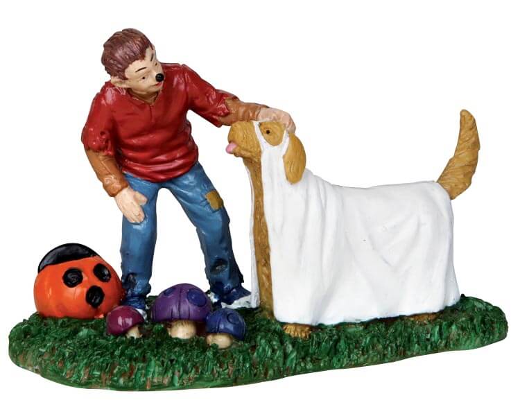 lemax-a-wolf-and-his-dog-spooky-town-figur image 1