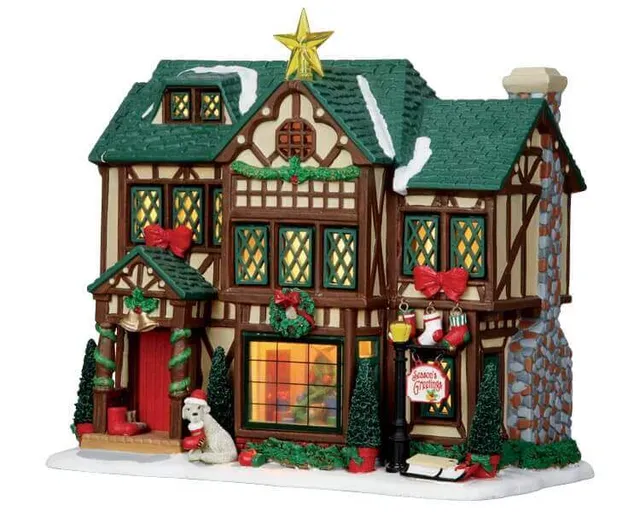 lemax-tudor-style-house-beleuchtetes-miniaturhaus image 1