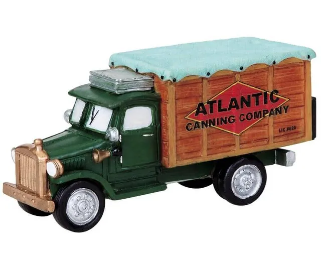 lemax-cannery-truck-miniatur-lastwagen-f-r-weihnachtsdorf image 1