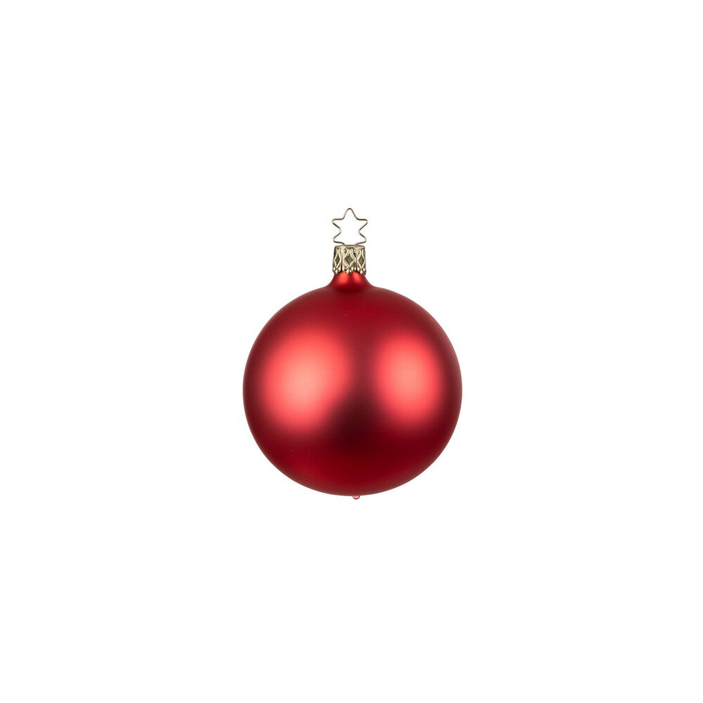 inge-glas-kugeln-korallenrot-matt-6-cm-handgefertigte-christbaumkugeln-mit-aufh- image 2