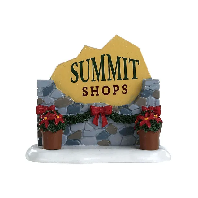 lemax-summit-sign-miniatur-schild-zubeh-r image 1