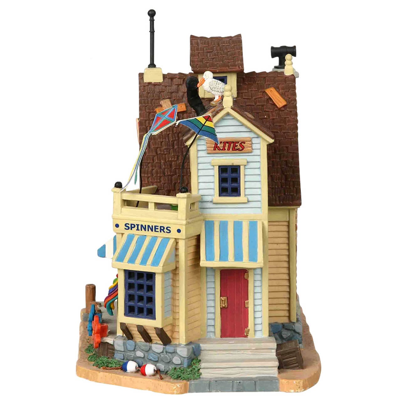lemax-wind-catcher-kite-shop-drachenladen-miniaturhaus image 3