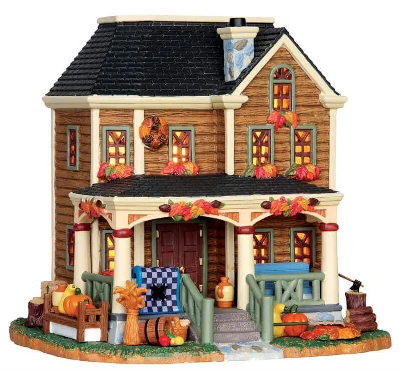 lemax-fall-residence-house-herbst-wohnhaus-miniatur image 1