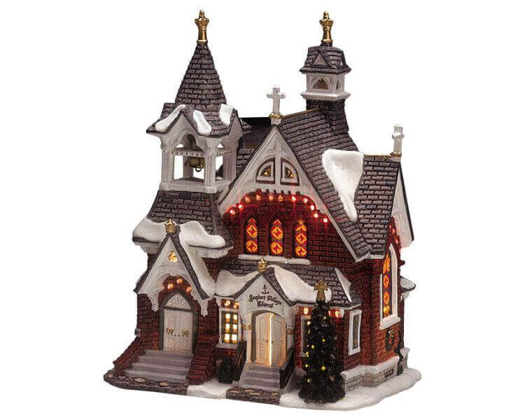 lemax-seaport-village-church-weihnachtskirche image 2